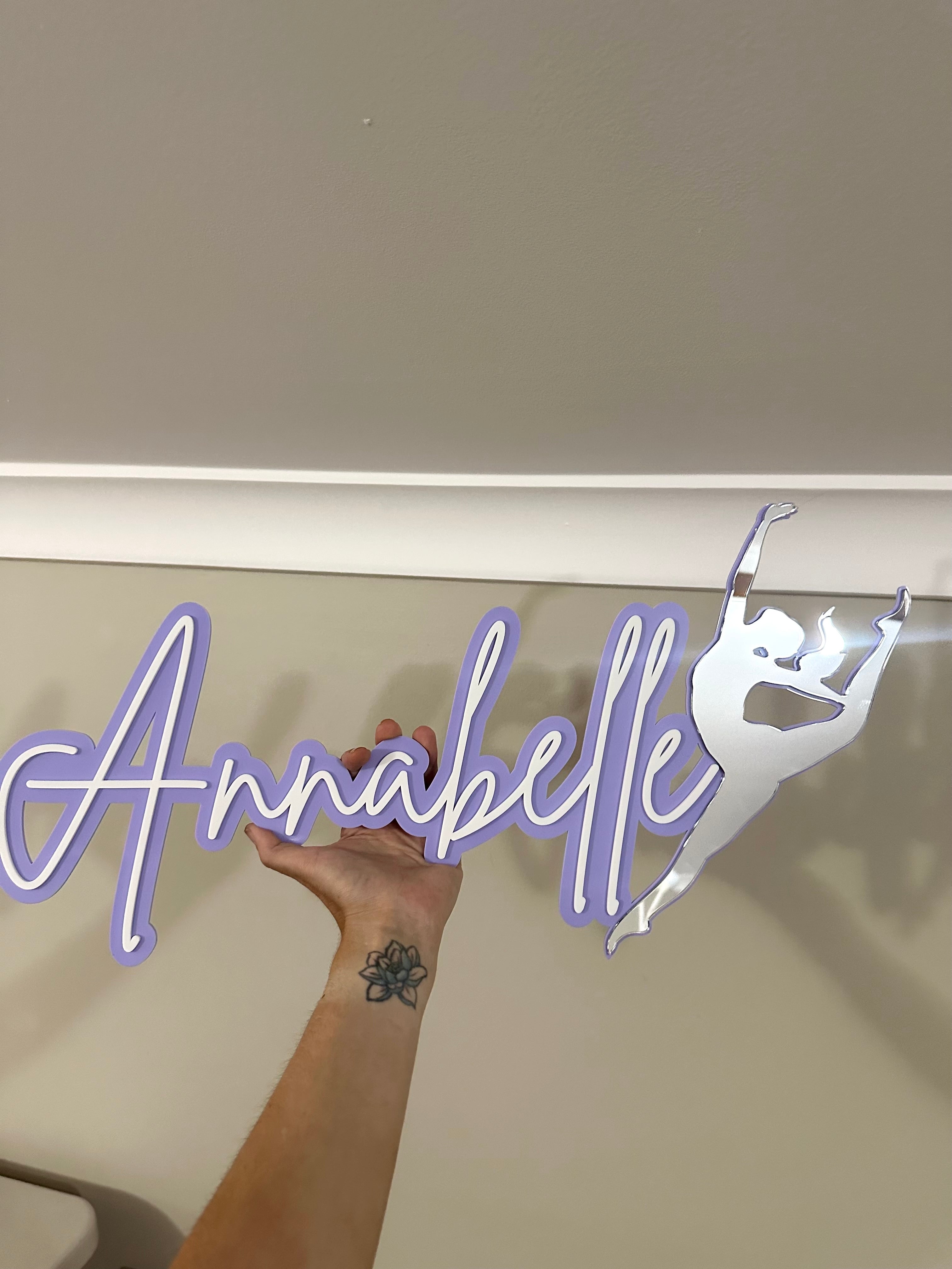 Personalised Dancer Plaque