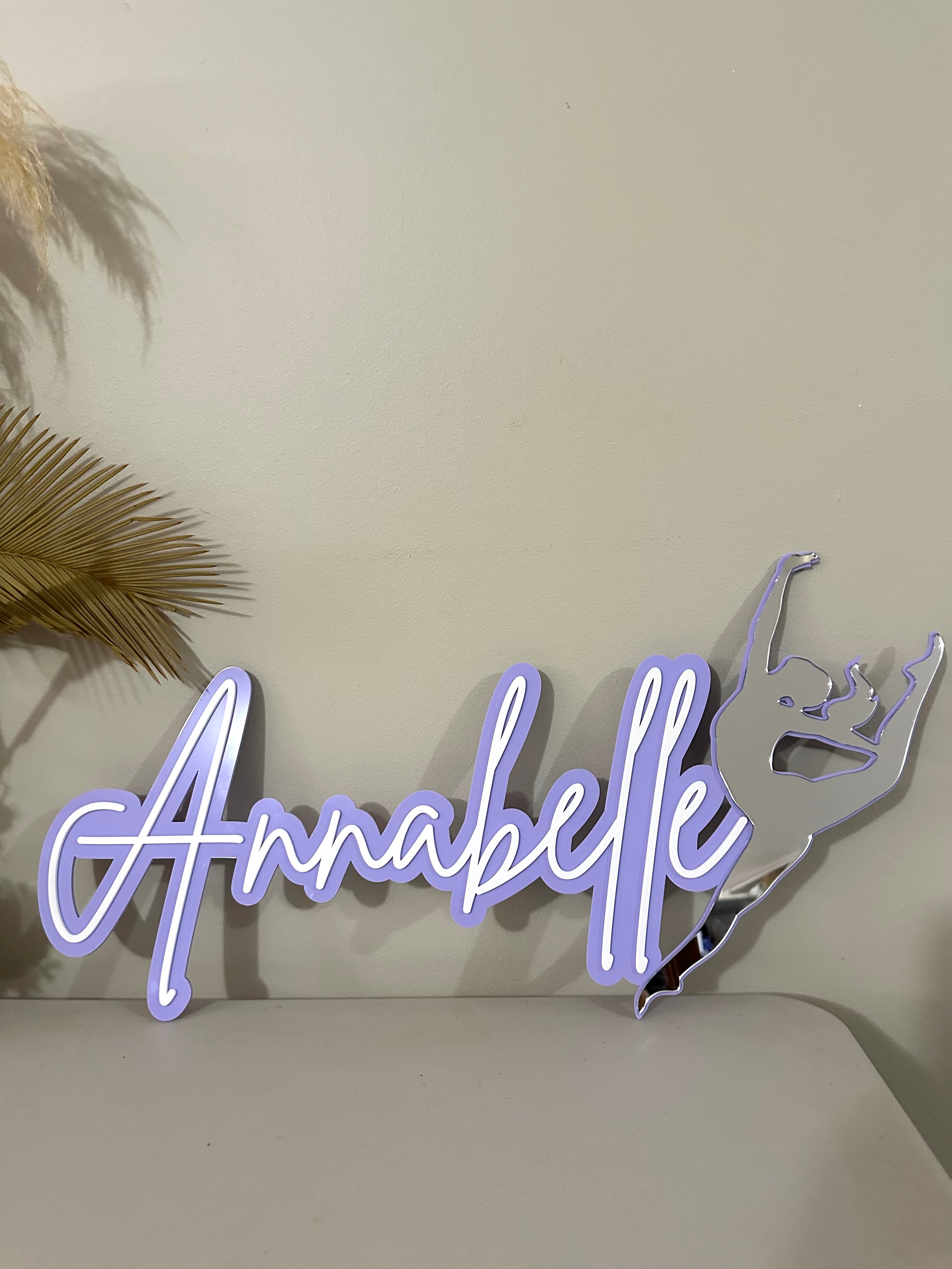 Personalised Dancer Plaque
