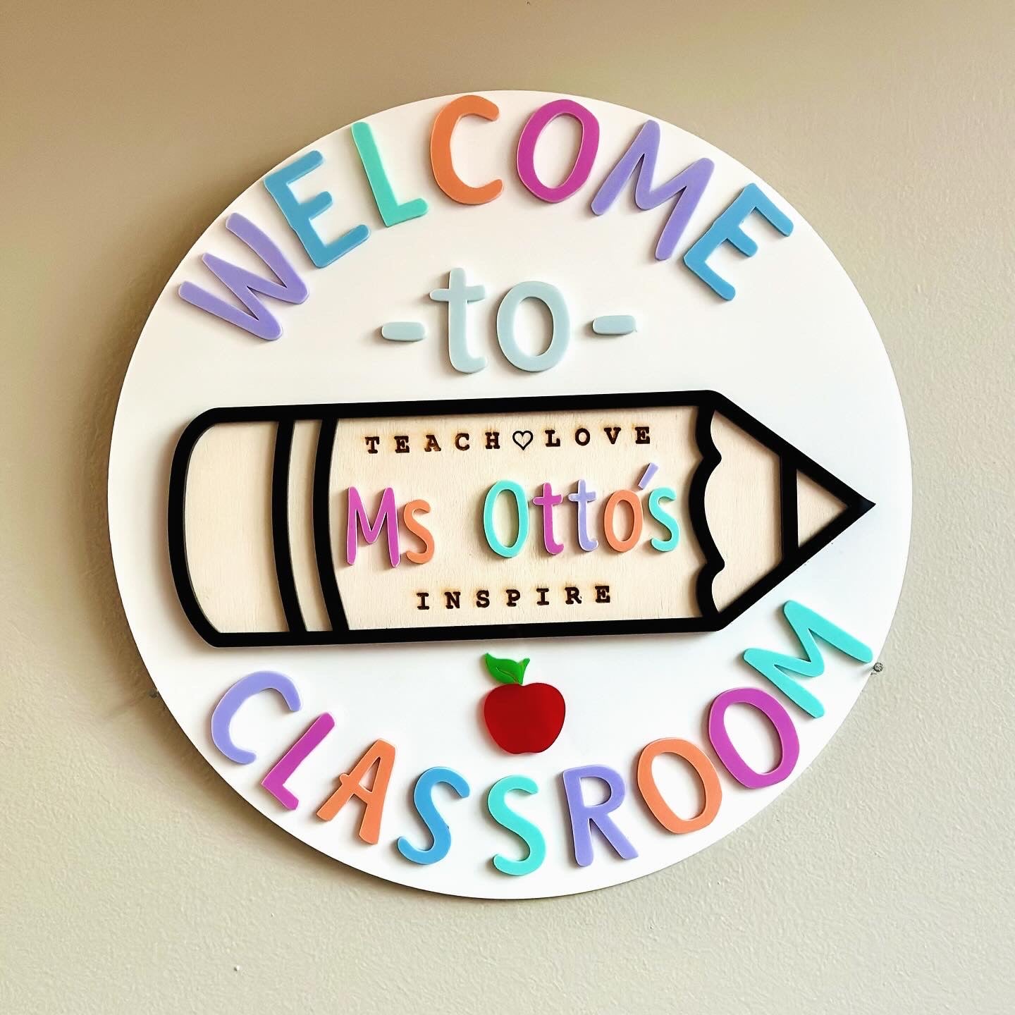 Classroom Teacher Sign