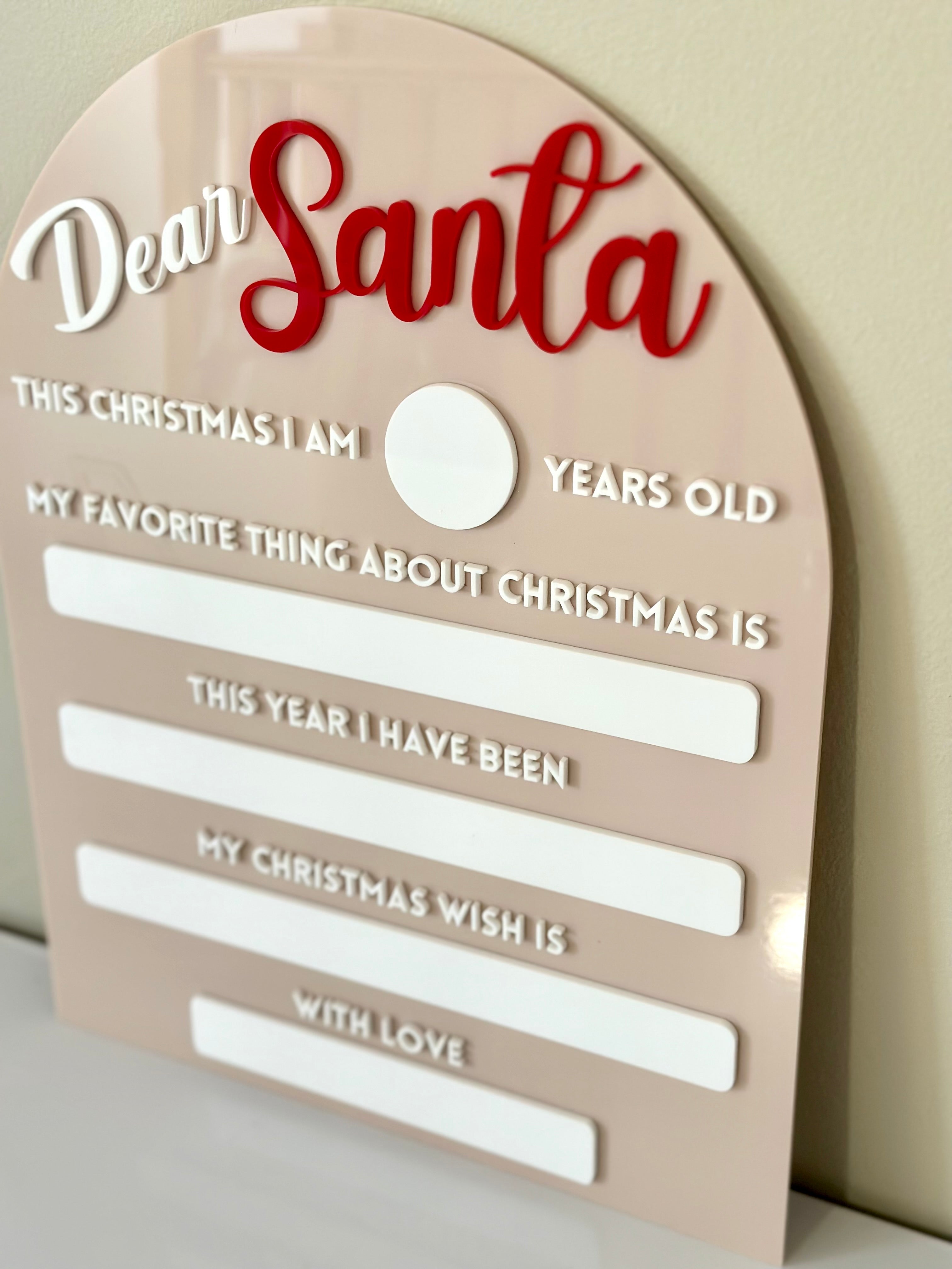 Christmas Wish List Board