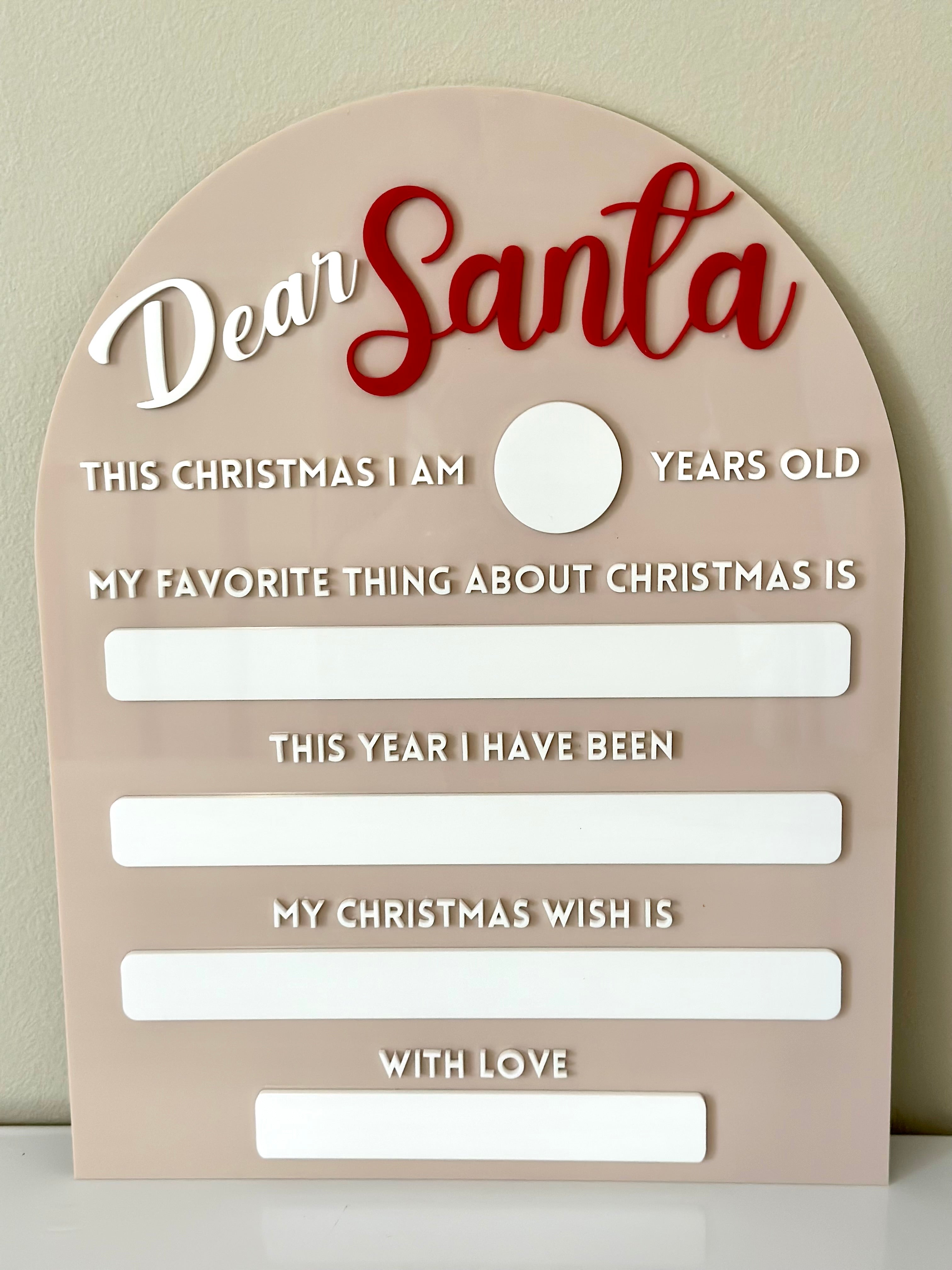 Christmas Wish List Board