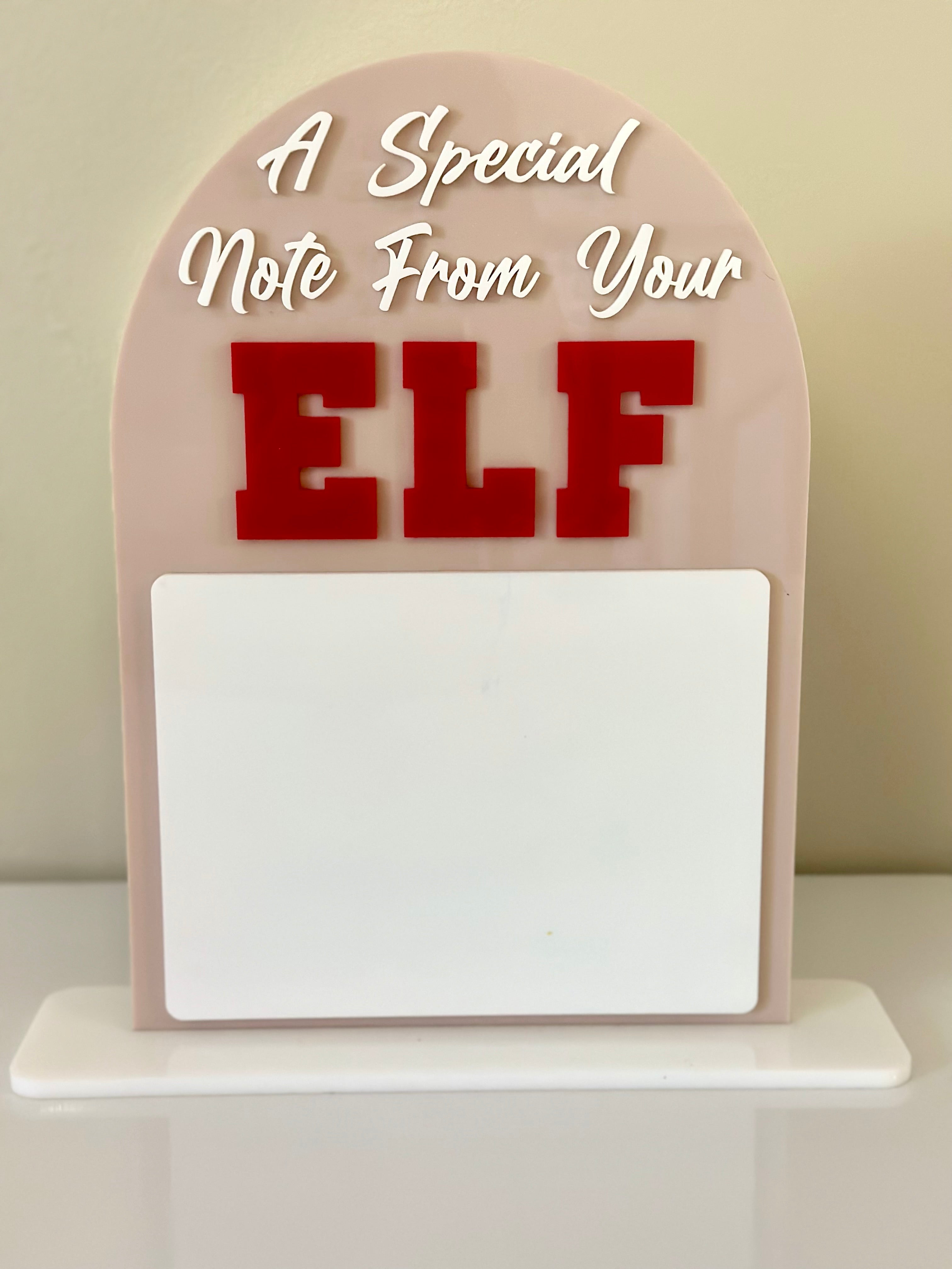 Special note from your elf