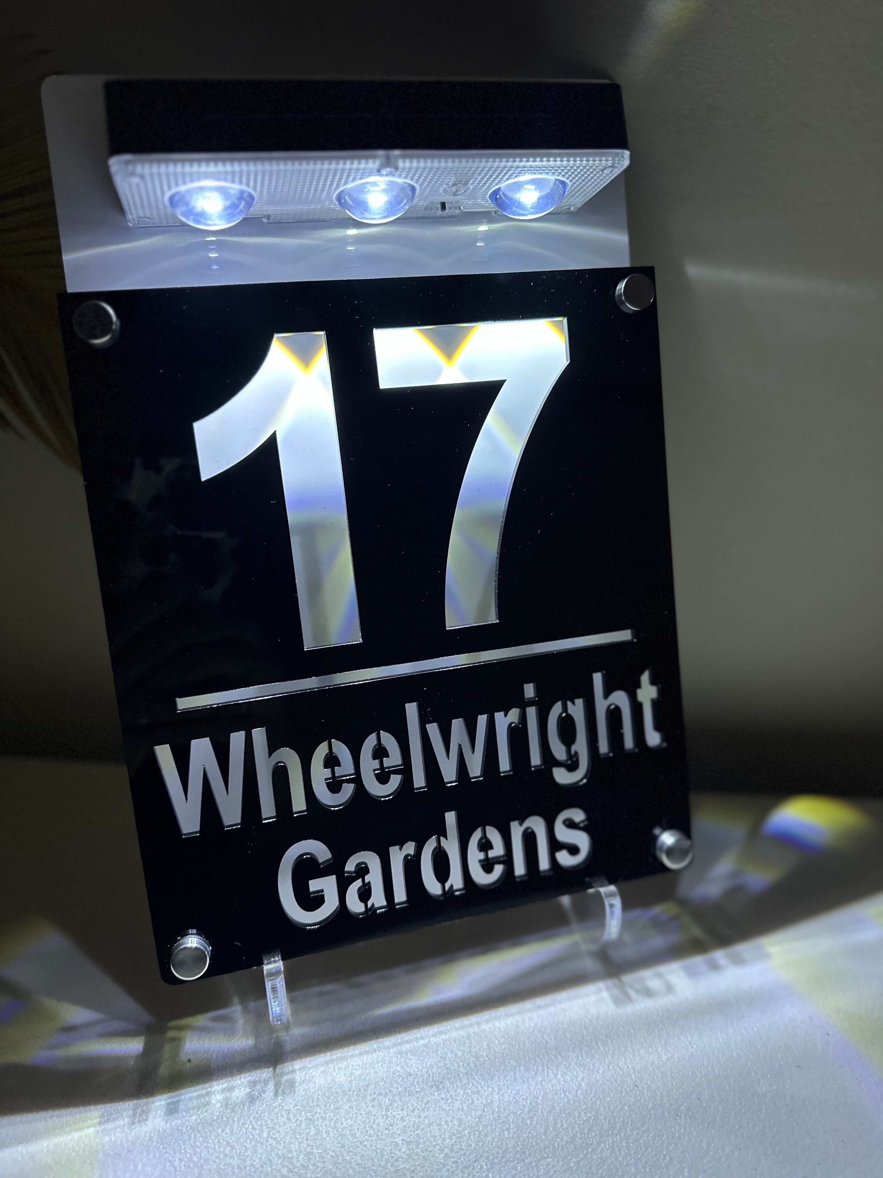 Premium LED Solar Street Light Signage