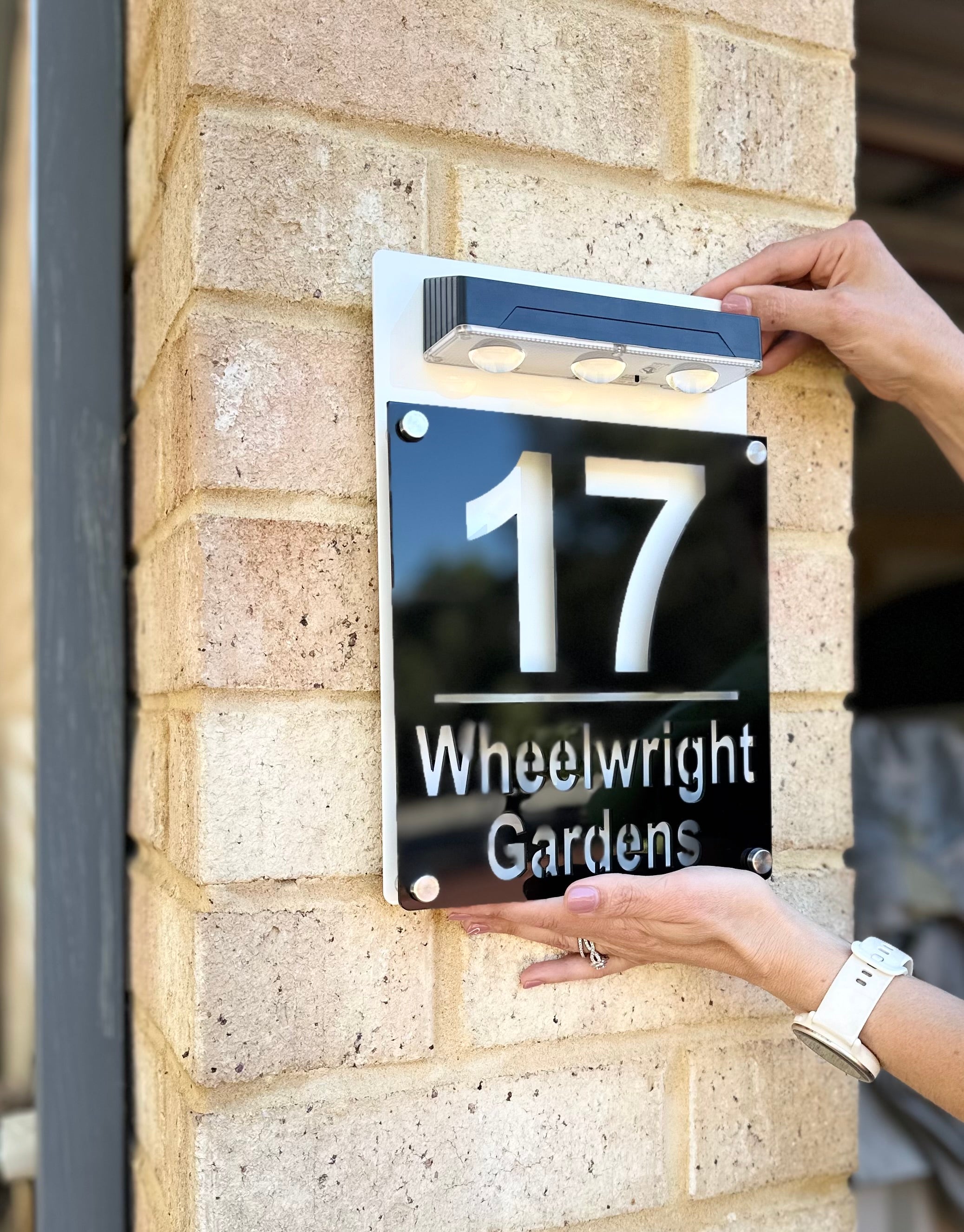 Premium LED Solar Street Light Signage