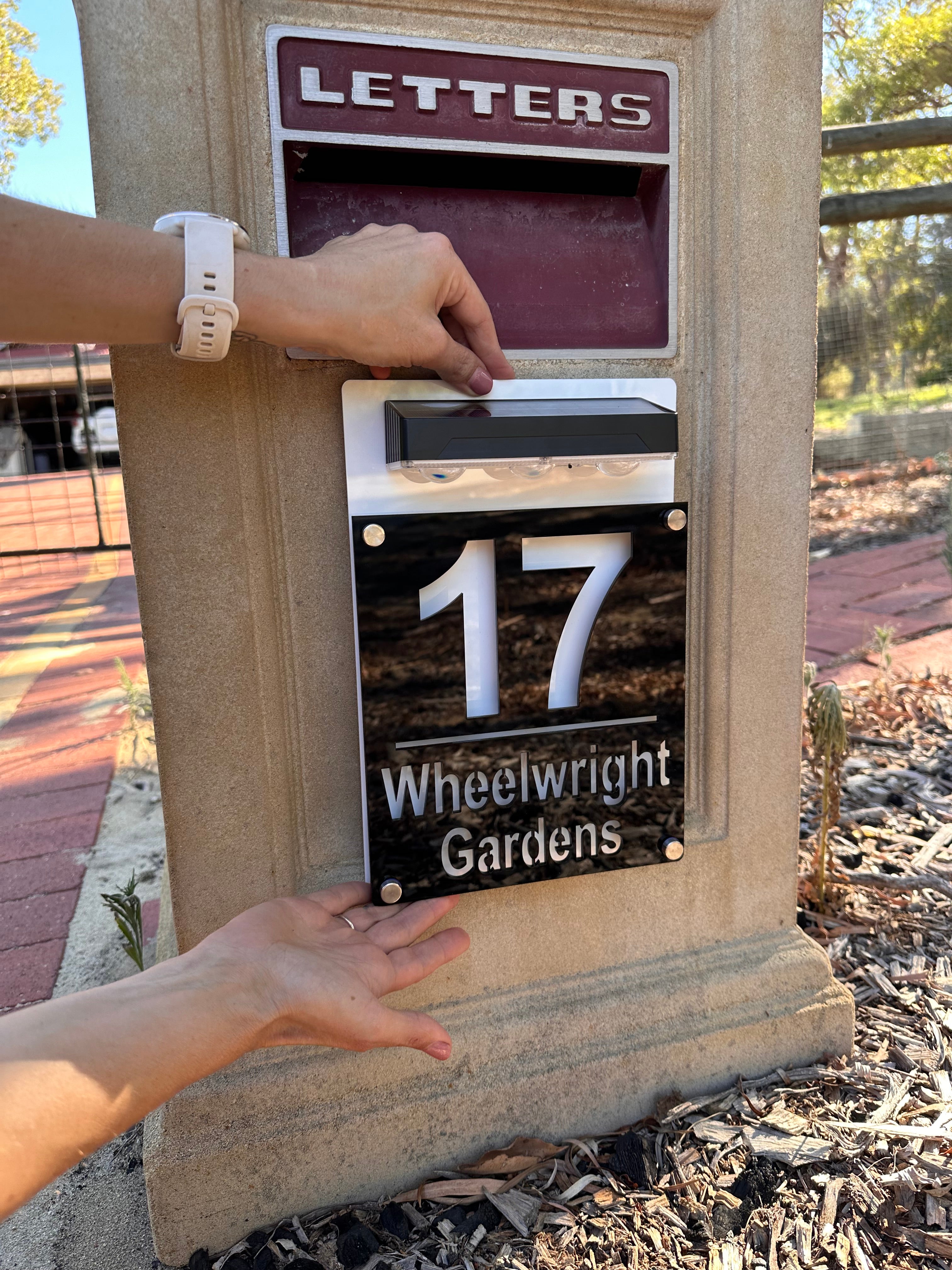 Premium LED Solar Street Light Signage