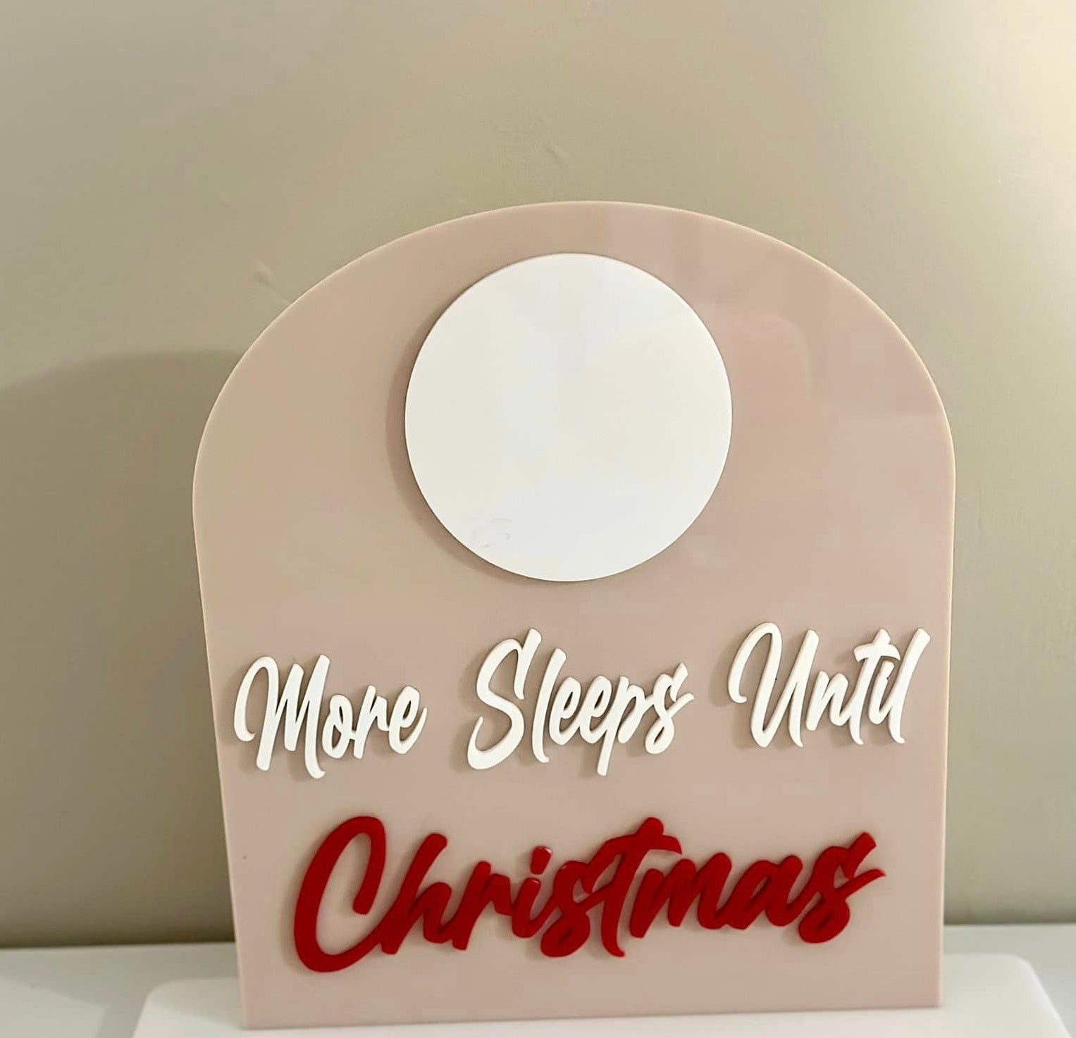 Sleeps Until Christmas Board